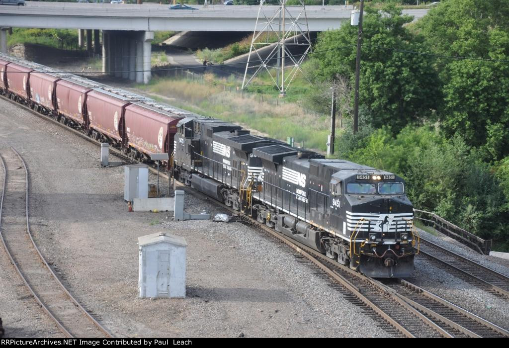 Eastbound grain train